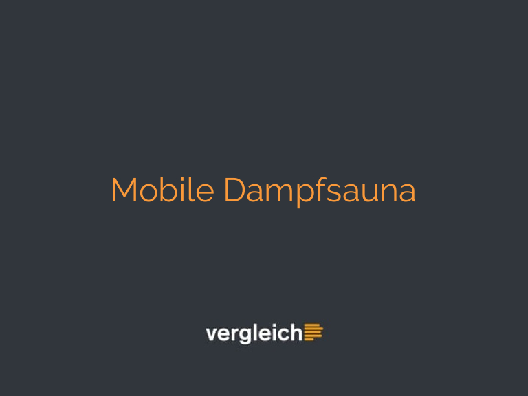 Mobile Dampfsauna