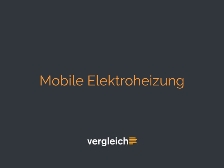 Mobile Elektroheizung