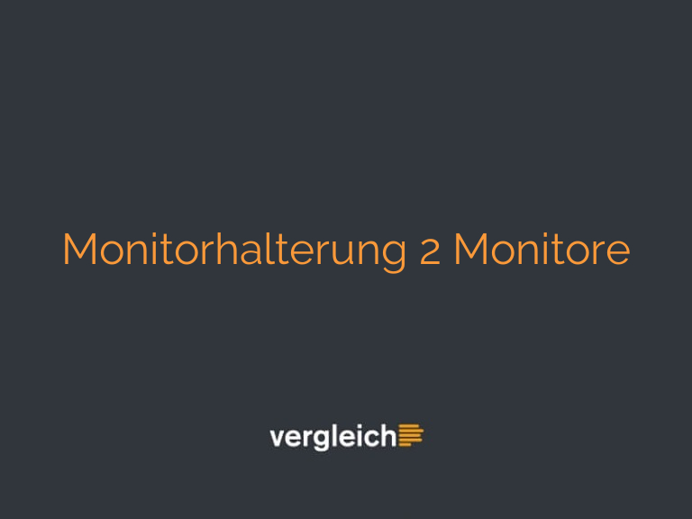 Monitorhalterung 2 Monitore