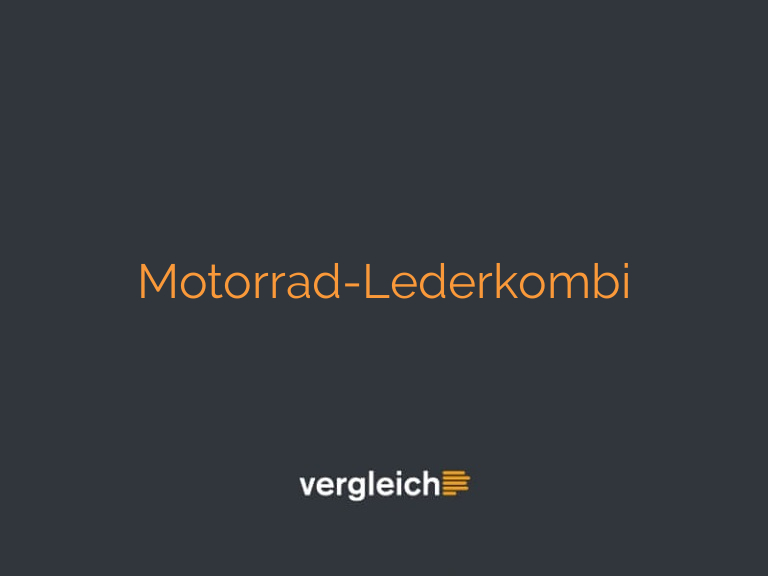 Motorrad-Lederkombi