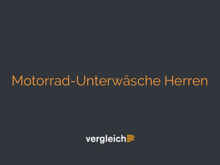 Motorrad-Unterwäsche Herren