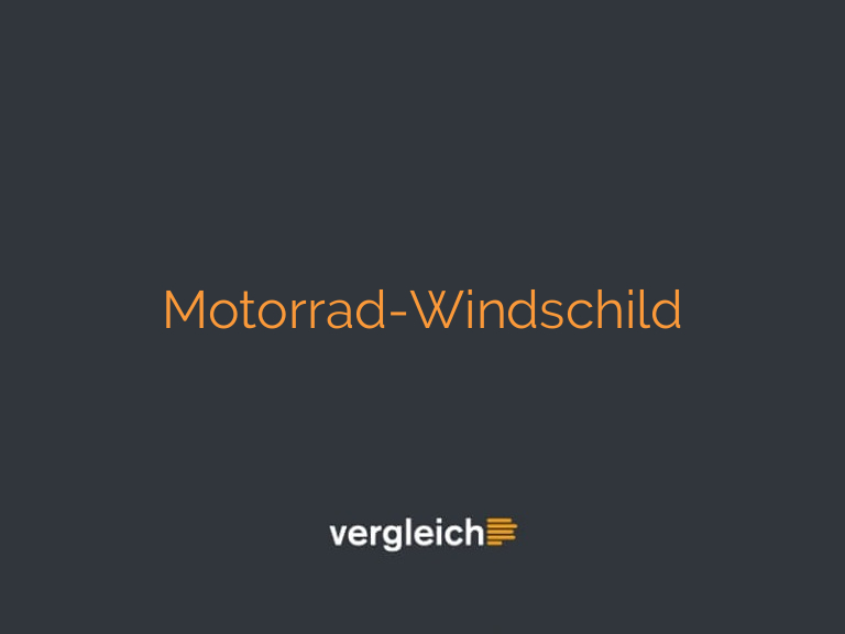 Motorrad-Windschild