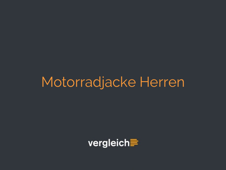 Motorradjacke Herren