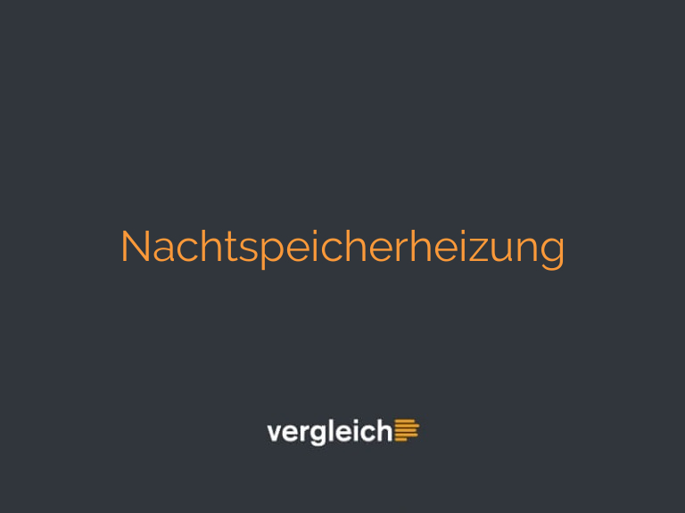 Nachtspeicherheizung