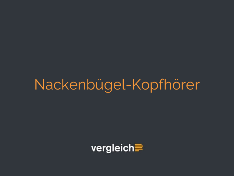 Nackenbügel-Kopfhörer