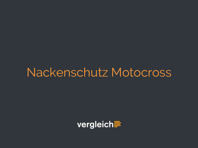 Nackenschutz Motocross