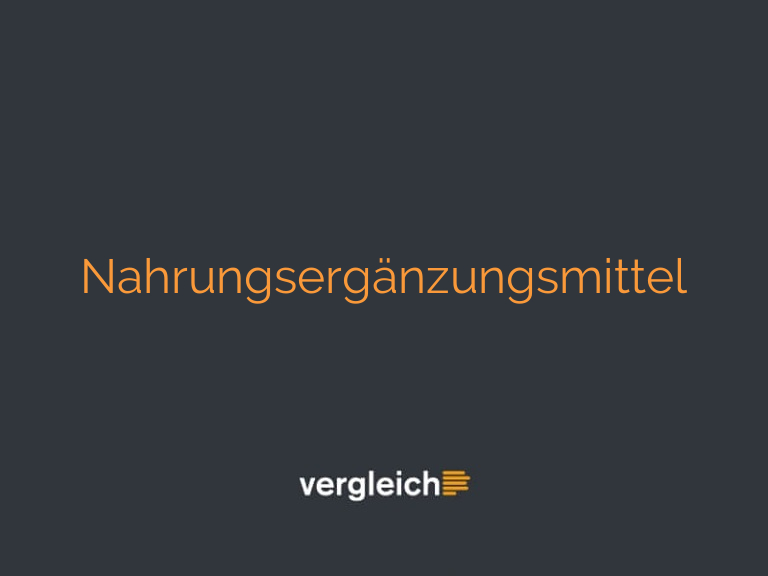 Nahrungsergänzungsmittel