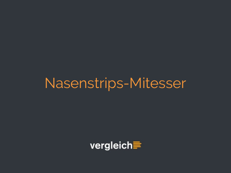 Nasenstrips-Mitesser