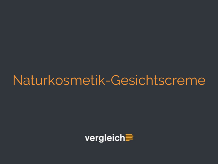 Naturkosmetik-Gesichtscreme