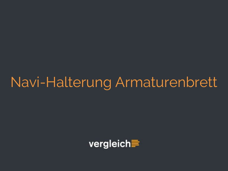 Navi-Halterung Armaturenbrett