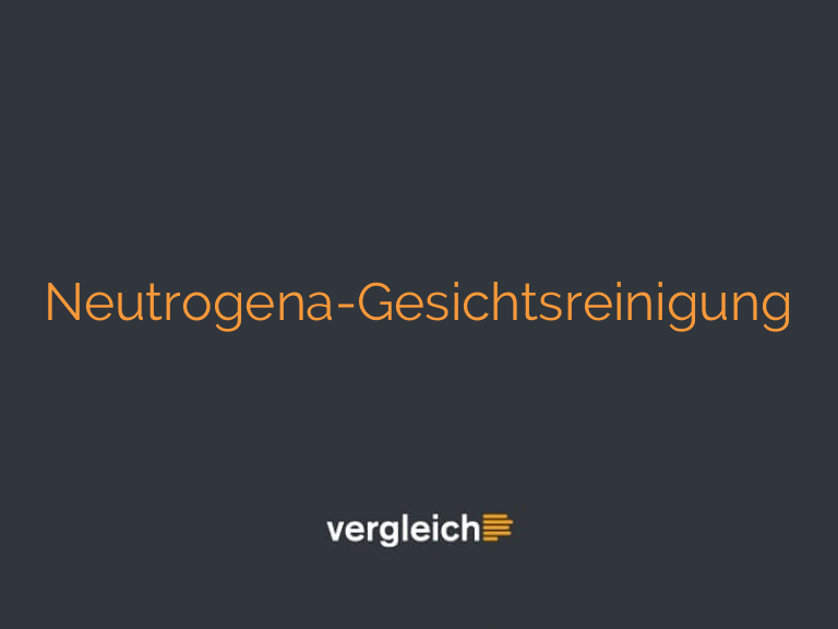 Neutrogena-Gesichtsreinigung