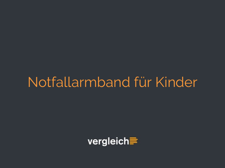 Notfallarmband für Kinder