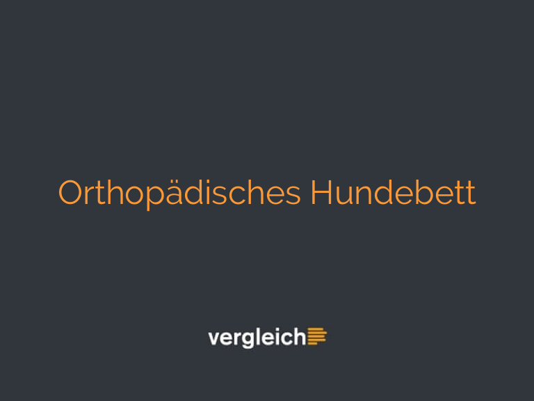 Orthopädisches Hundebett