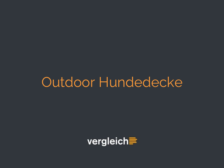 Outdoor Hundedecke