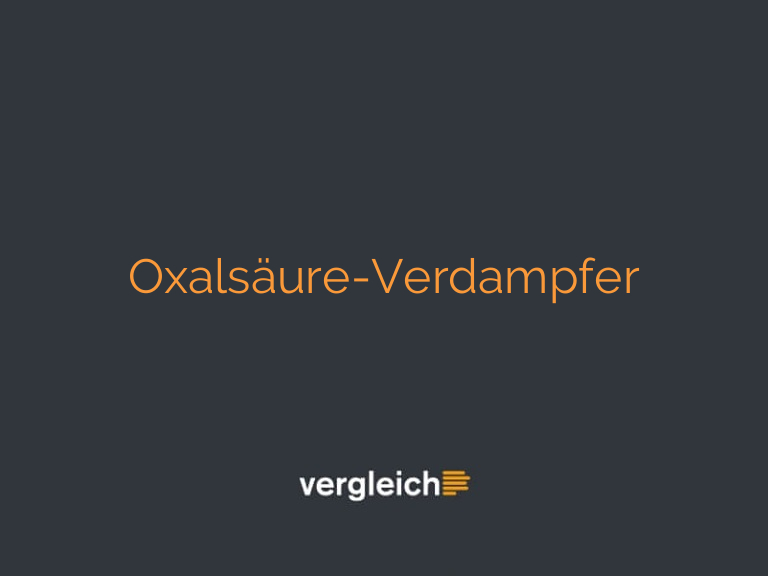 Oxalsäure-Verdampfer