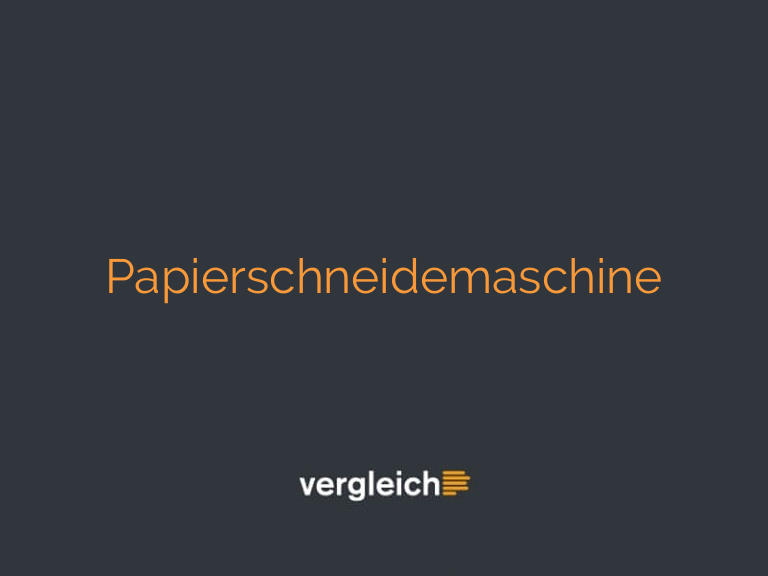 Papierschneidemaschine