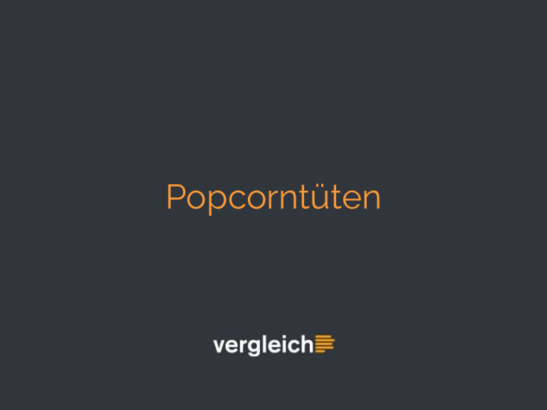 Popcorntüten