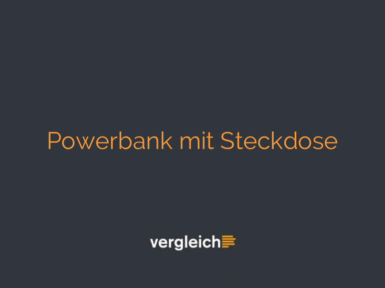 Powerbank mit Steckdose