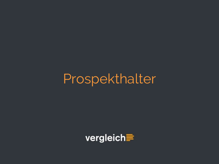 Prospekthalter