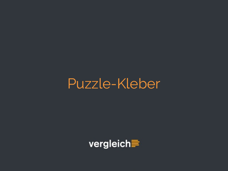 Puzzle-Kleber
