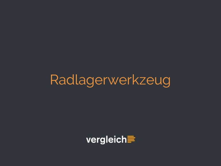 Radlagerwerkzeug