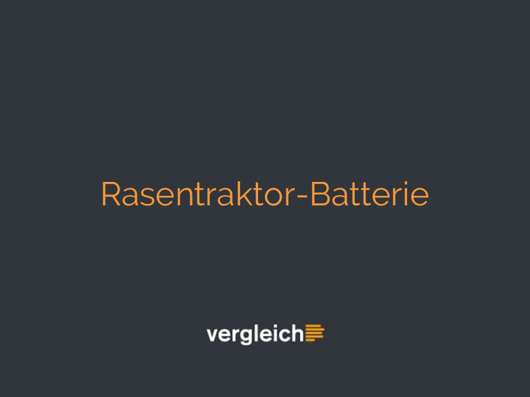 Rasentraktor-Batterie