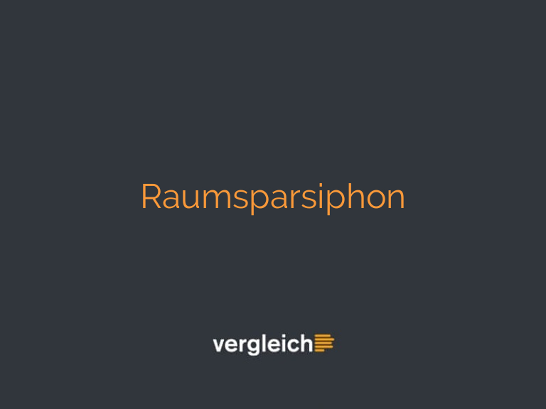 Raumsparsiphon