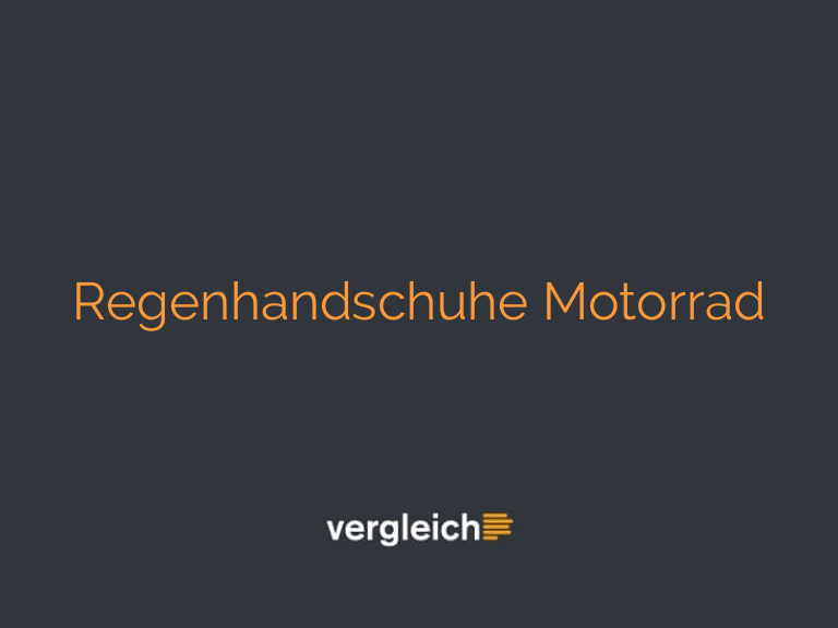 Regenhandschuhe Motorrad