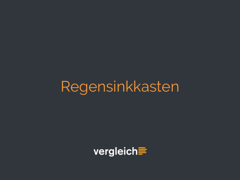 Regensinkkasten