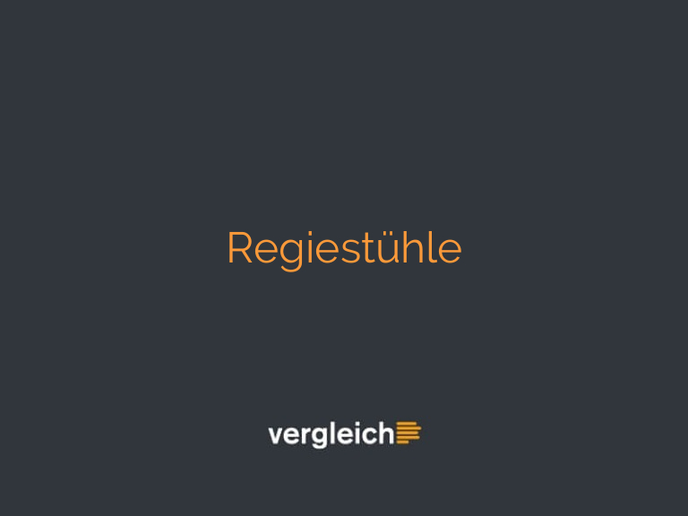 Regiestühle
