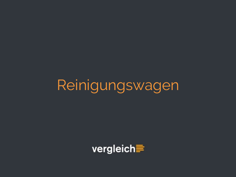 Reinigungswagen