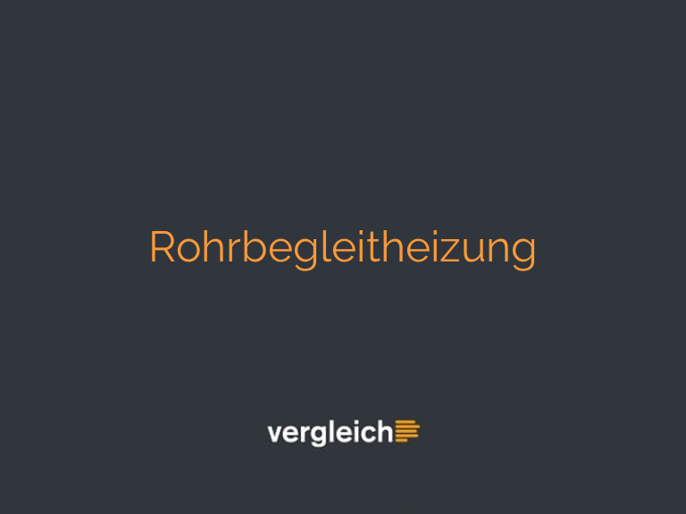Rohrbegleitheizung