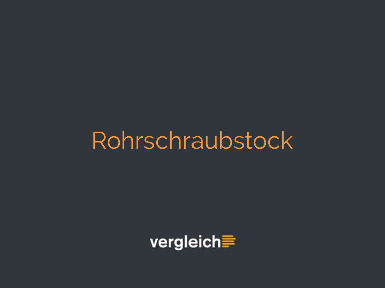 Rohrschraubstock