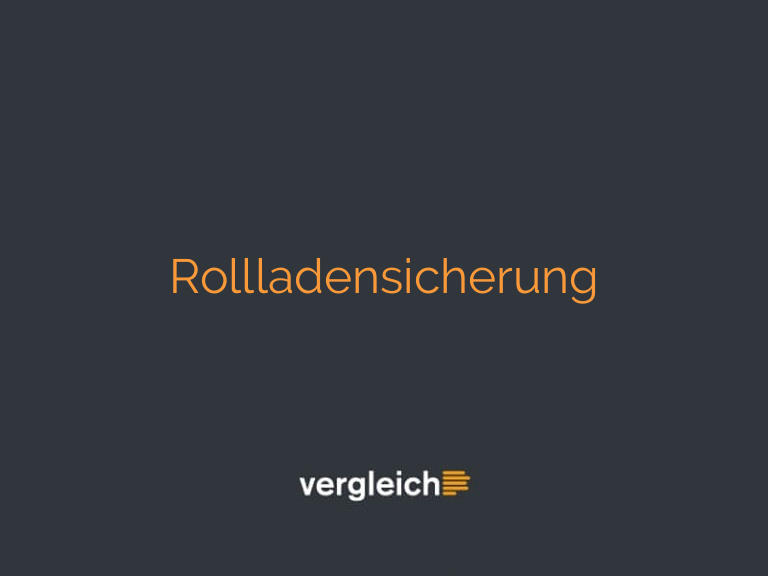 Rollladensicherung