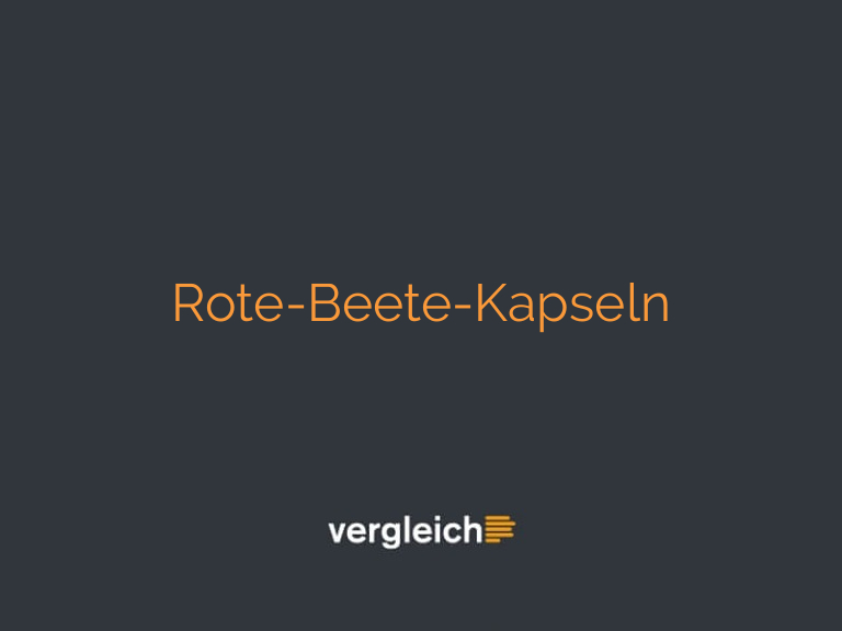 Rote-Beete-Kapseln