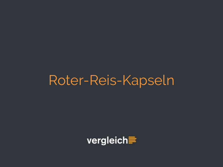 Roter-Reis-Kapseln