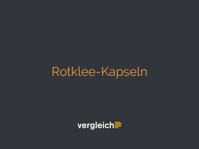 Rotklee-Kapseln
