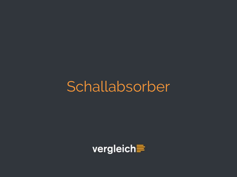 Schallabsorber