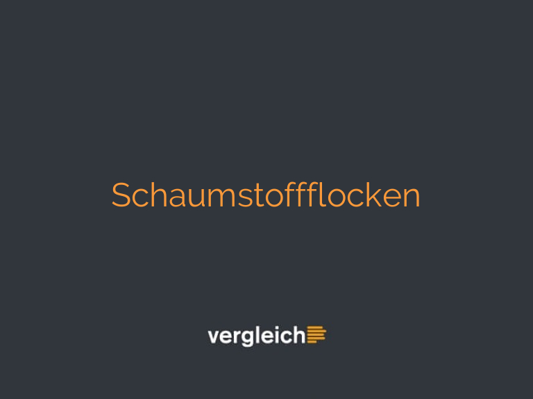 Schaumstoffflocken