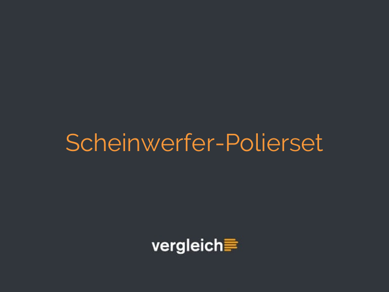 Scheinwerfer-Polierset