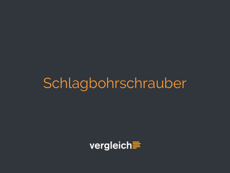 Schlagbohrschrauber