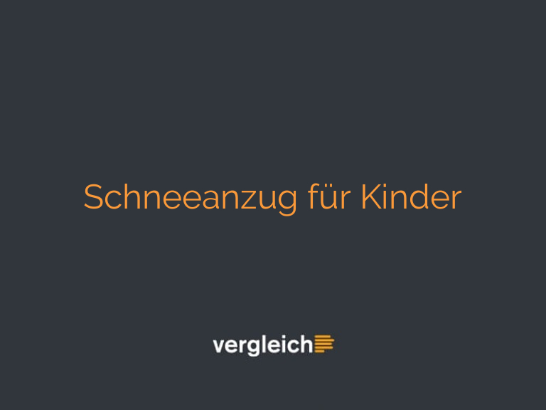Schneeanzug für Kinder