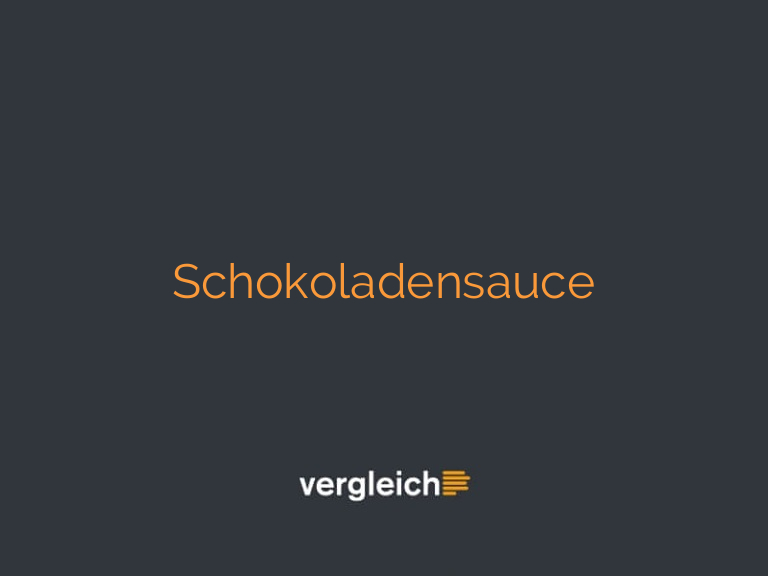 Schokoladensauce