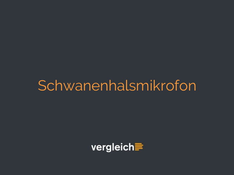 Schwanenhalsmikrofon