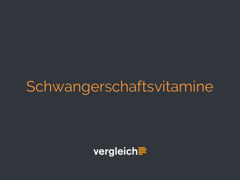 Schwangerschaftsvitamine
