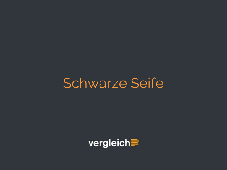 Schwarze Seife