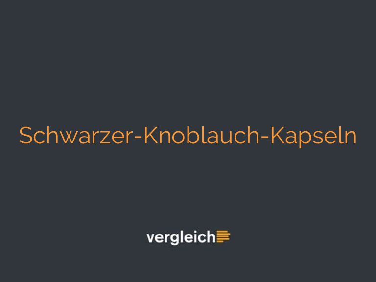 Schwarzer-Knoblauch-Kapseln