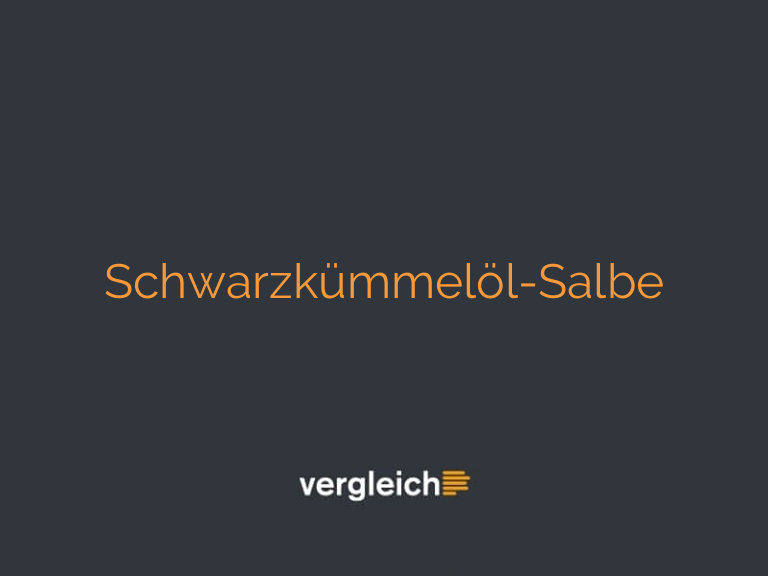 Schwarzkümmelöl-Salbe