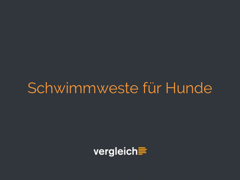 Schwimmweste für Hunde