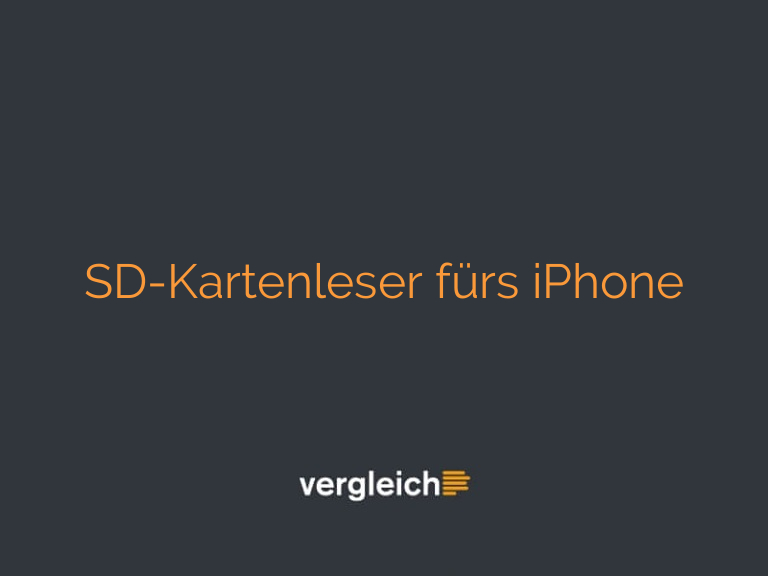 SD-Kartenleser fürs iPhone